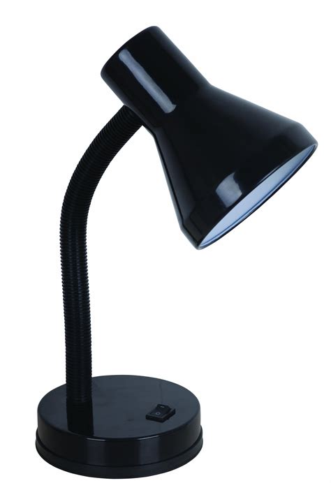 Tensor 17341 005 14 Inch Black Flexible Gooseneck Desk Lamp 17341 005
