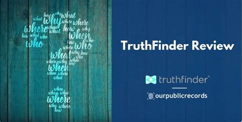 Truthfinder Review Public Records Search