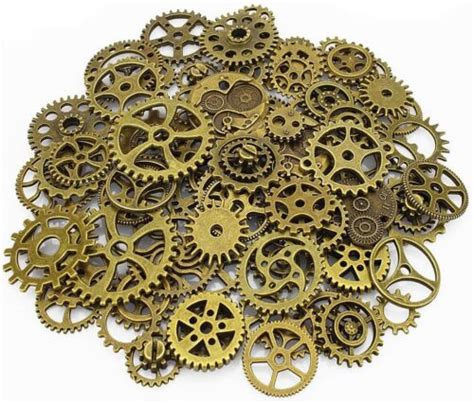 Clock Gears Clock Parts Bronze Metal Gears Steampunk Gears Assorted