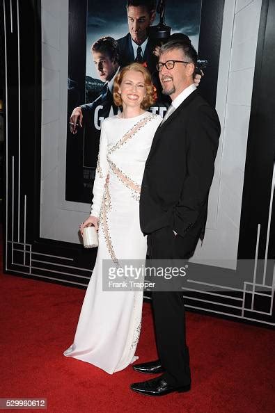 Actress Mireille Enos And Actor Alan Ruck Arrive At The Premiere Of