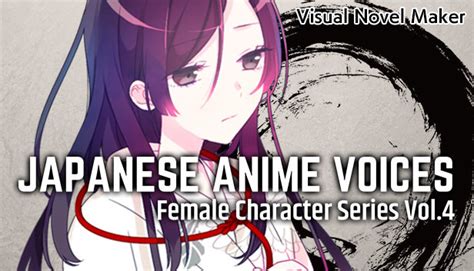 Visual Novel Maker Japanese Anime Voices：female Character Series Vol
