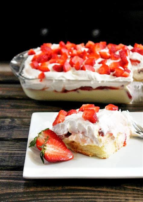 No Bake Strawberry Banana Pudding Twinkies Cake Stuff Happens