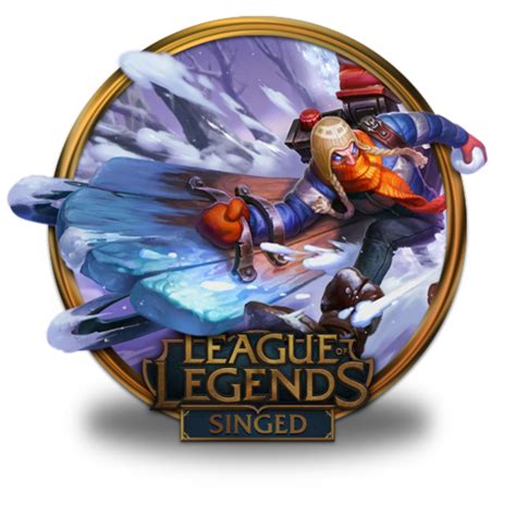 Singed Icon League Of Legends Gold Border Iconpack Fazie69