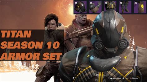 Complete Titan Seventh Seraph Armor Set Season Armor Set Destiny