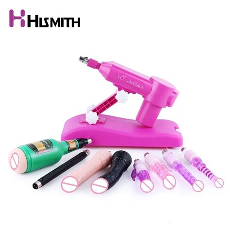 buy hismith water injection automatic sex machine for women with 9 attachments