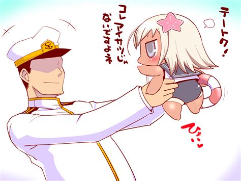 Admiral And Ro 500 Kantai Collection Drawn By Sakobosscoffee