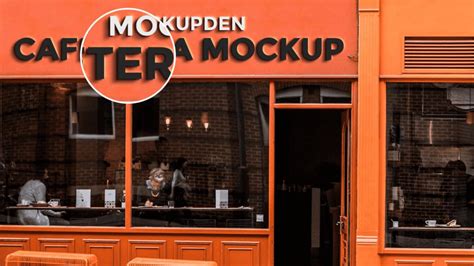 9 Best Free Cafeteria Mockup Psd Templates Mockup Den