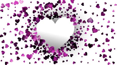 Purple Valentines Background Vector Art