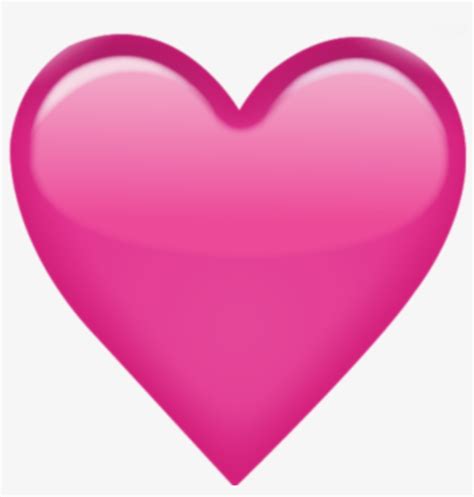 Pink Sticker Pink Love Heart Emoji 1024x1024 Png Download Pngkit