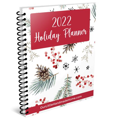 Holiday Planner Our Little Handmade Home