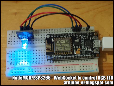 Arduino Er Nodemcu Esp Implement Websocketsserver To Control Rgb Led