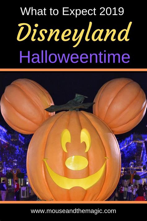 Halloweentime At Disneyland What To Expect 2019 Mouse And The Magic