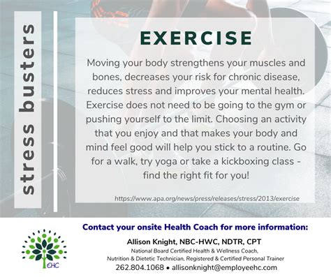Stress Busters Exercise⁠ Employee Health Centre Llc