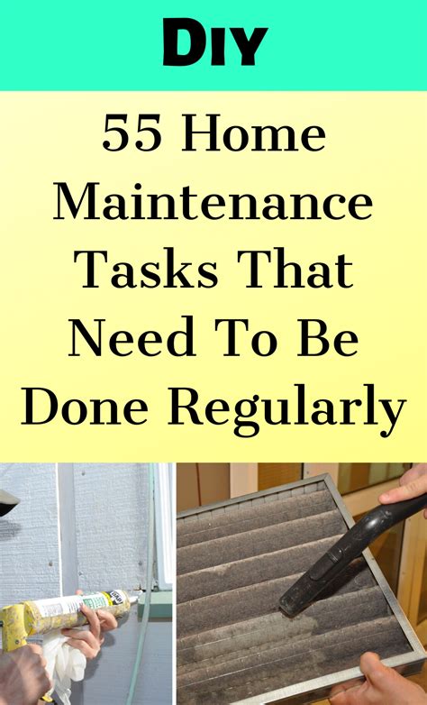 55 Home Maintenance Tasks That Need To Be Done Regularly Home
