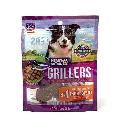 Wet food aids this process, which is why it is the recommended diet for any tailed friend who has kidney disease. Heart to Tail Beef Griller Dog Treat (3 oz) from ALDI ...