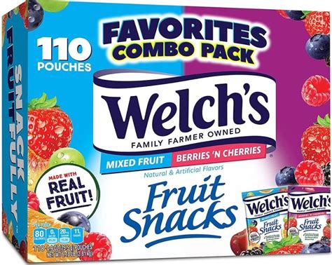 Welchs Fruit Snack Variety Pack 110 Count Only 2199 On Amazon Just