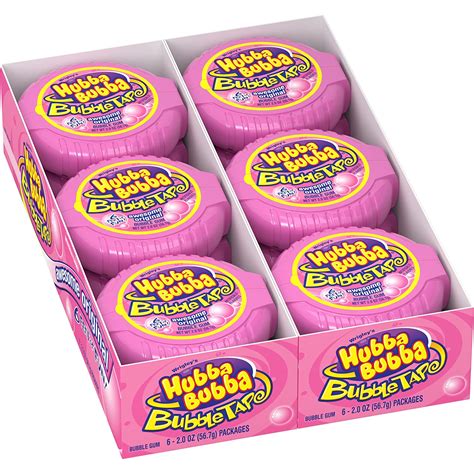 Hubba Bubba Bubble Gum Original Bubble Gum 2 Ounce Pack