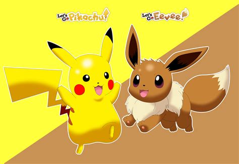 Lets Go Pikachu And Eevee By Alex13art On Deviantart