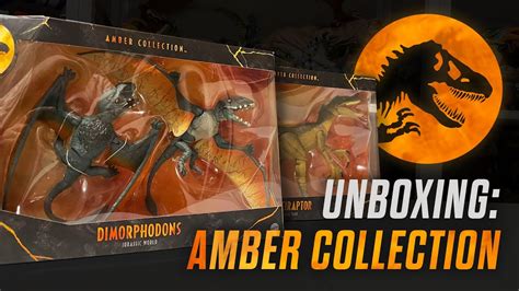 Jurassic World Amber Collection 2021 Unboxing Dimorphodon 2 Pack