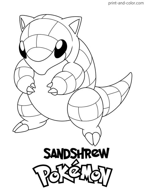 Pokemon Picture To Print And Color Coloring Library 64a