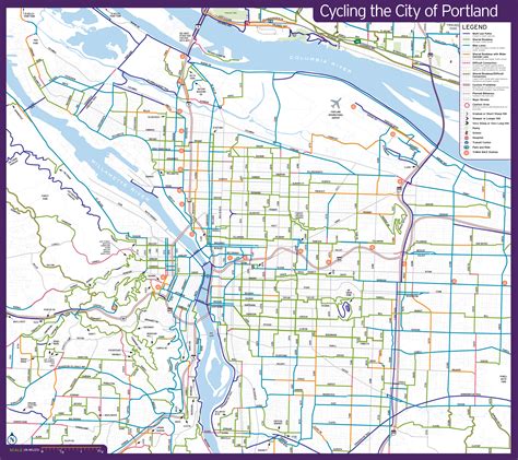 Vancouver Downtown Bike Map City Center