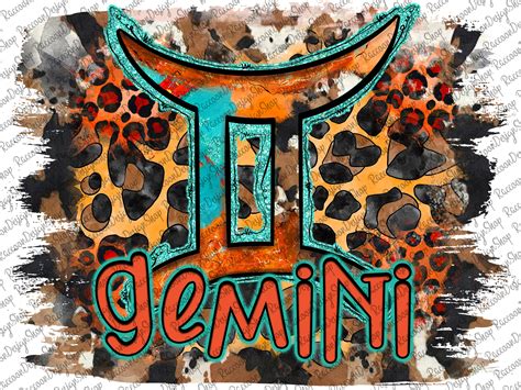Gemini Zodiac Png Gemini Design Digital Download File Etsy