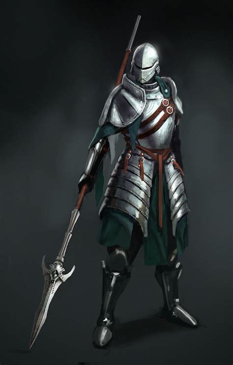 Lance Knight Evgeniy Petlya Fantasy Armor Knight Fantasy