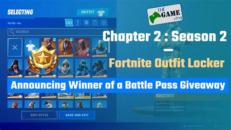 Chapter 2 Season 2 Fortnite Outfit Locker Announcing The Winner