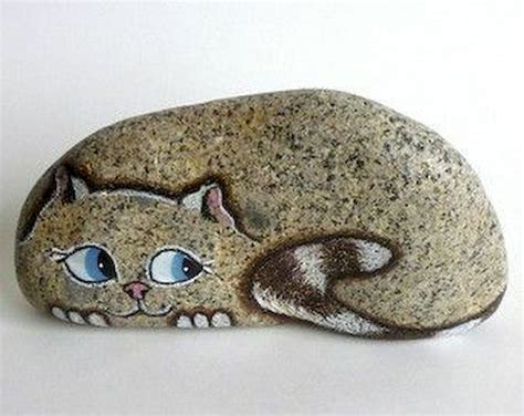 50 Best Diy Painted Rocks Animals Cats For Summer Ideas Painted Rock