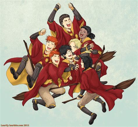 Gryffindor Quidditch Victory By Laurbits Deviantart Com Harry Potter