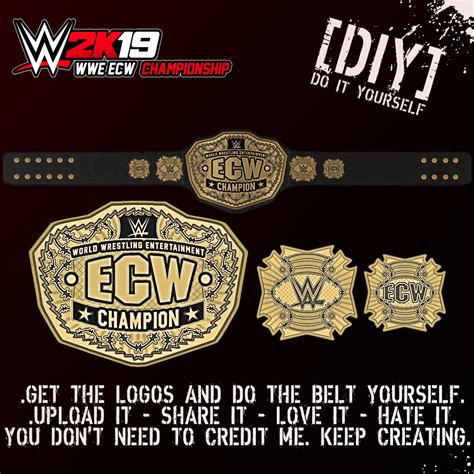 Wwe Ecw Championship Custom Diy Edition Wwegames