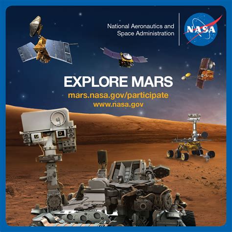 Explore Mars Sticker - NASA's Mars Exploration Program