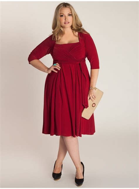 Ninelle Plus Size Dress In Crimson Plus Size Outfits Plus Size