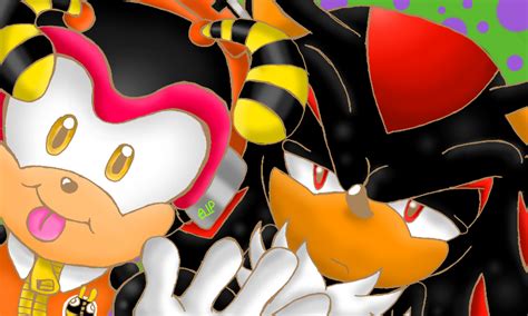 Colors Live Charmy The Bee And Shadow The Hedgehog By Rubygcreator