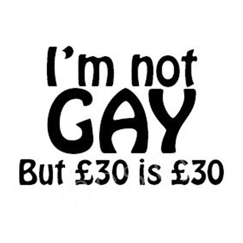 i m not gay car sticker vinyl decal funny humor jdm window uk vw dub xmas t sticker vinyl