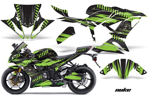 Street Bike Graphics Kit Decal Wrap For Kawasaki Ninja Zx6r 636 13 16