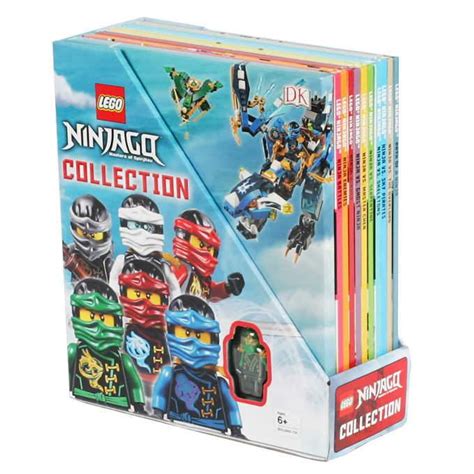 Lego Ninjago Collection 10 Book Box Set With Minifigure
