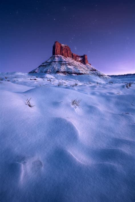 Interesting Photo Of The Day Utah Desert Snow