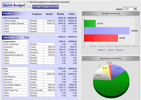 Budgeting Tool Excel —