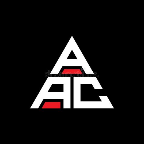 Aac Triangle Letter Logo Design With Triangle Shape Aac Triangle Logo