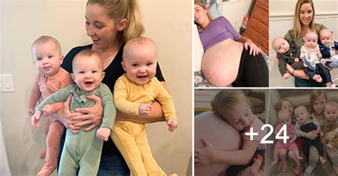 Miraculous Transformations Triplets Mother Shares Incredible Before And After Pregnancy Photos D