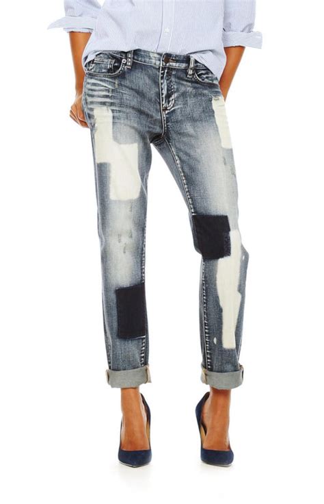 12 Pairs Of Patchwork Jeans That Don T Look Costume Y Patchwork Jeans