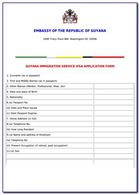 (1) applications for the renewal of republic of guyana passports should be presented personally to the passport offices in georgetown and new amsterdam between 08:00 hours and 14:00 hours from monday to friday. Guyana Passport Renewal Forms Online - Form : Resume ...