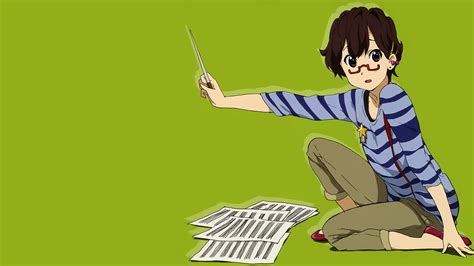 Wallpaper Illustration Anime Cartoon K On Manabe