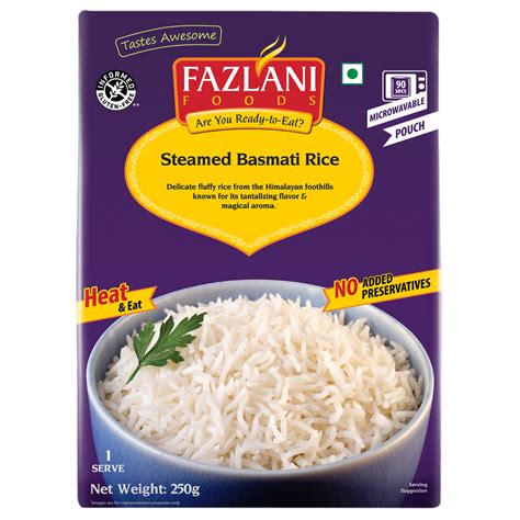 Steamed Basmati Rice Readytoeat