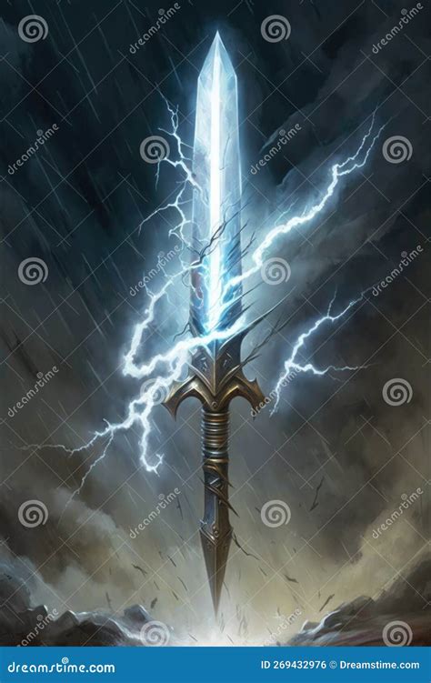 Lightning Sword Which Crackles With Energy And Can Strike Foes With