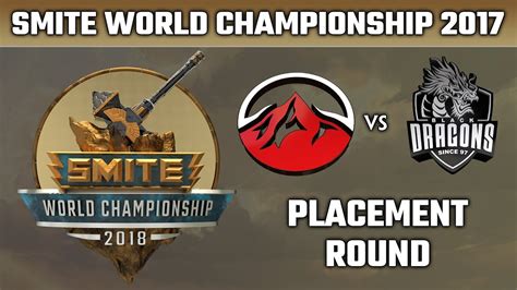 Smite World Championship 2018 Placement Round Elevate Vs Black