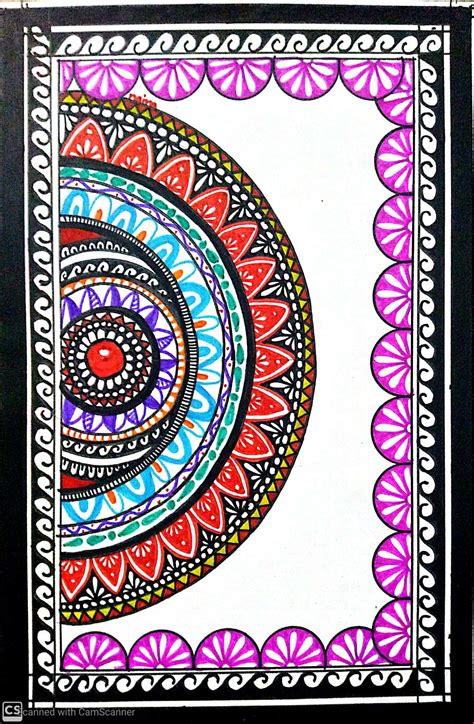 Colourful Mandala Design | Inspirational Art | Easy to draw | Colourful mandala, Mandala design ...