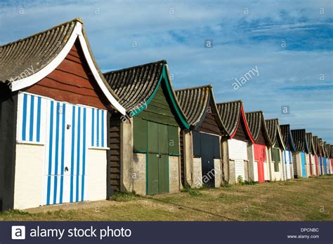 Colorful Beach Huts At Mablethorpe Lincolnshire Uk Stock Photo Alamy