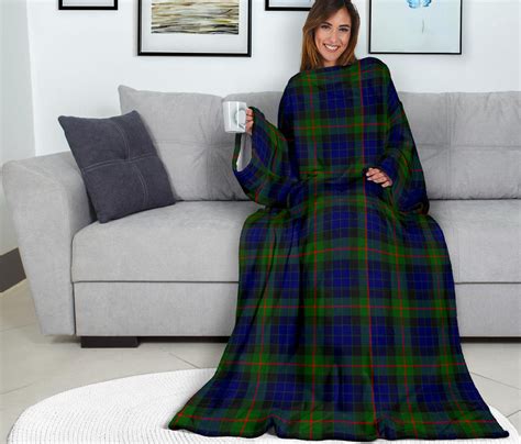 Gunn Modern Tartan Clans Sleeve Blanket Scottish Clans